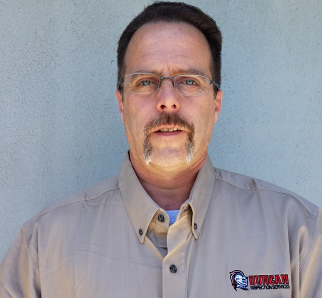 Duncan Lysons of Duncan Inspection Services